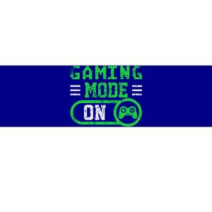 Gaming Mode On Distressed Video Game Controller Gamer Great Gift Bumper Sticker