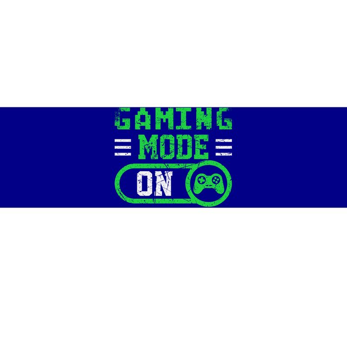 Gaming Mode On Distressed Video Game Controller Gamer Great Gift Bumper Sticker