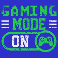 Gaming Mode On Distressed Video Game Controller Gamer Great Gift Pom Pom 12in Knit Beanie