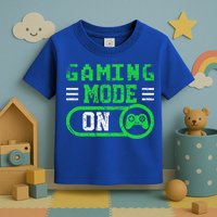 Gaming Mode On Distressed Video Game Controller Gamer Great Gift Toddler T-Shirt