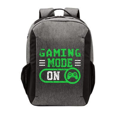 Gaming Mode On Distressed Video Game Controller Gamer Great Gift Vector Backpack
