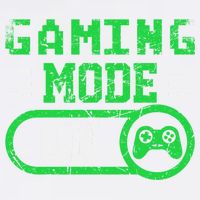 Gaming Mode On Distressed Video Game Controller Gamer Great Gift Garment-Dyed Sweatshirt