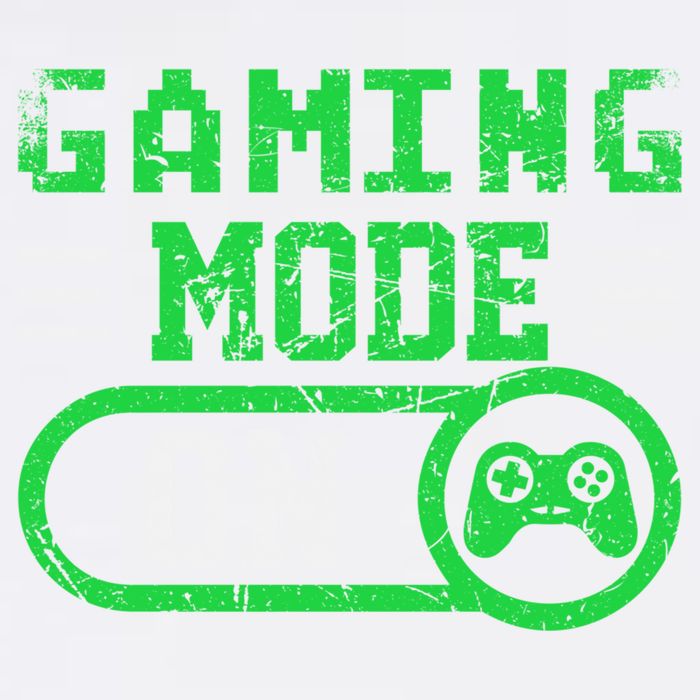 Gaming Mode On Distressed Video Game Controller Gamer Great Gift Garment-Dyed Sweatshirt