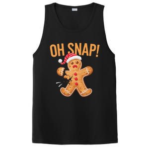 Gingerbread Man Oh Snap Christmas PosiCharge Competitor Tank