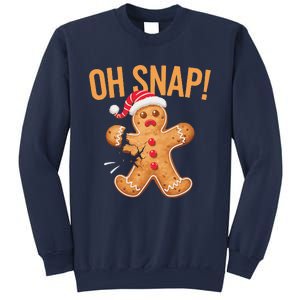 Gingerbread Man Oh Snap Christmas Sweatshirt