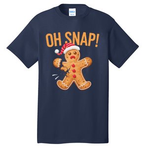 Gingerbread Man Oh Snap Christmas Tall T-Shirt