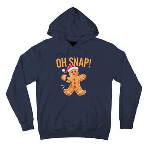 Gingerbread Man Oh Snap Christmas Tall Hoodie