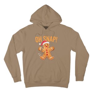 Gingerbread Man Oh Snap Christmas Hoodie