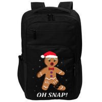 Gingerbread Man Oh Snap Christmas Cookie Costume Baking Team Impact Tech Backpack