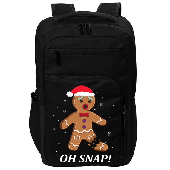 Gingerbread Man Oh Snap Christmas Cookie Costume Baking Team Impact Tech Backpack