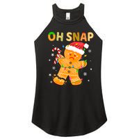 Gingerbread Man Oh Snap Funny Cute Christmas Women's Perfect Tri Rocker Tank