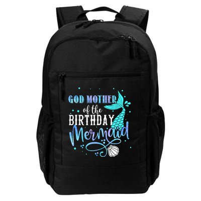 GOD MOTHER Of The Birthday Mermaid Matching Family Party Backpack