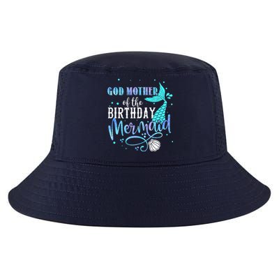 GOD MOTHER Of The Birthday Mermaid Matching Family Party Cool Comfort Performance Bucket Hat
