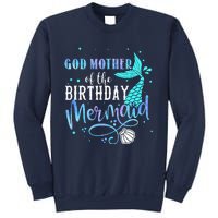 GOD MOTHER Of The Birthday Mermaid Matching Family Party Sweatshirt