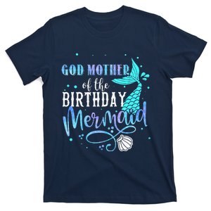 GOD MOTHER Of The Birthday Mermaid Matching Family Party T-Shirt