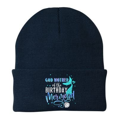 GOD MOTHER Of The Birthday Mermaid Matching Family Party Beanie