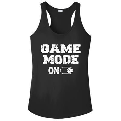 Game Mode On Video Games Player Quote Fun Outfit Cool Gift Ladies PosiCharge Competitor Racerback Tank