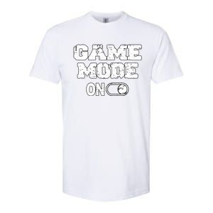 Game Mode On Video Games Player Quote Fun Outfit Cool Gift Softstyle CVC T-Shirt