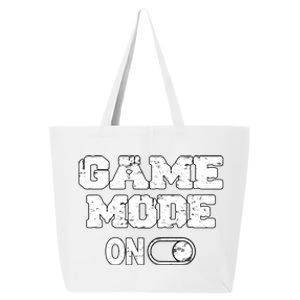 Game Mode On Video Games Player Quote Fun Outfit Cool Gift 25L Jumbo Tote