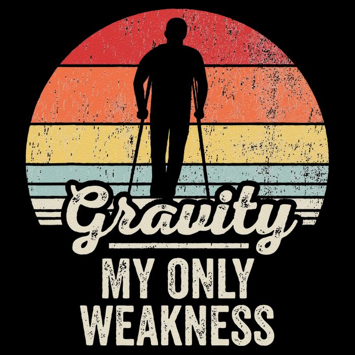 Gravity My Only Weakness Vintage Style Drawstring Bag