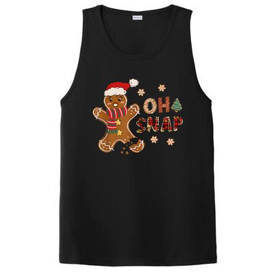 Gingerbread Man Oh Snap Christmas Funny Cookie Baking PosiCharge Competitor Tank