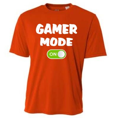 Game Mode On Cool Gaming Gift Meaningful Gift Cooling Performance Crew T-Shirt