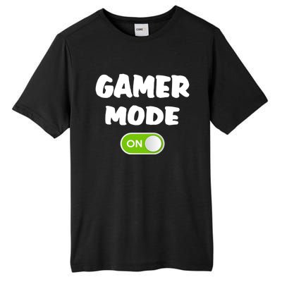 Game Mode On Cool Gaming Gift Meaningful Gift Tall Fusion ChromaSoft Performance T-Shirt