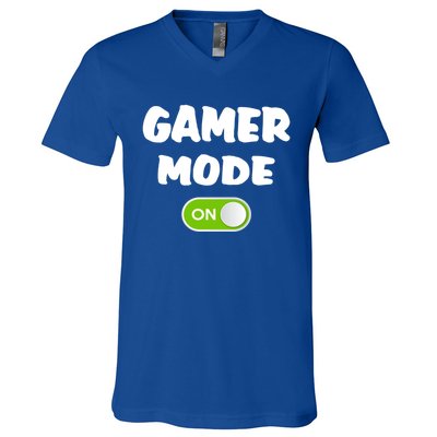 Game Mode On Cool Gaming Gift Meaningful Gift V-Neck T-Shirt