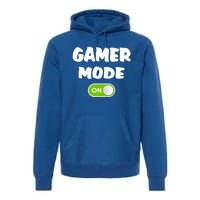 Game Mode On Cool Gaming Gift Meaningful Gift Premium Hoodie