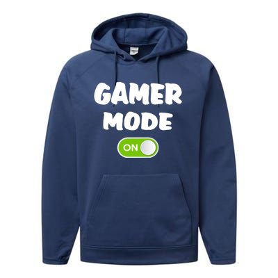 Game Mode On Cool Gaming Gift Meaningful Gift Performance Fleece Hoodie