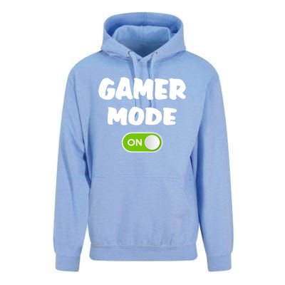 Game Mode On Cool Gaming Gift Meaningful Gift Unisex Surf Hoodie