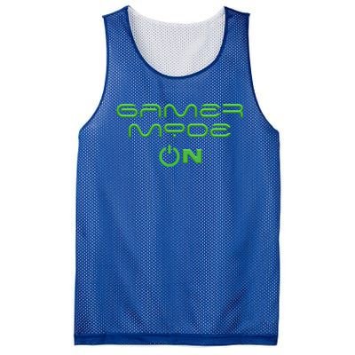 Game Mode On Gaming Virtual Reality Video Games Computer Gift Mesh Reversible Basketball Jersey Tank