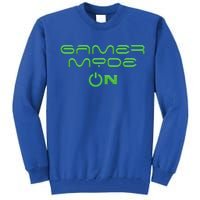 Game Mode On Gaming Virtual Reality Video Games Computer Gift Tall Sweatshirt