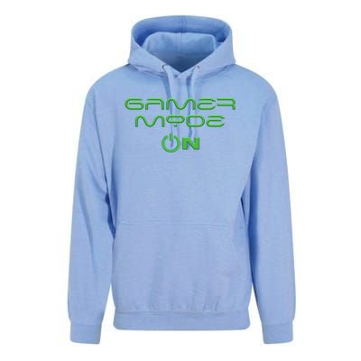 Game Mode On Gaming Virtual Reality Video Games Computer Gift Unisex Surf Hoodie