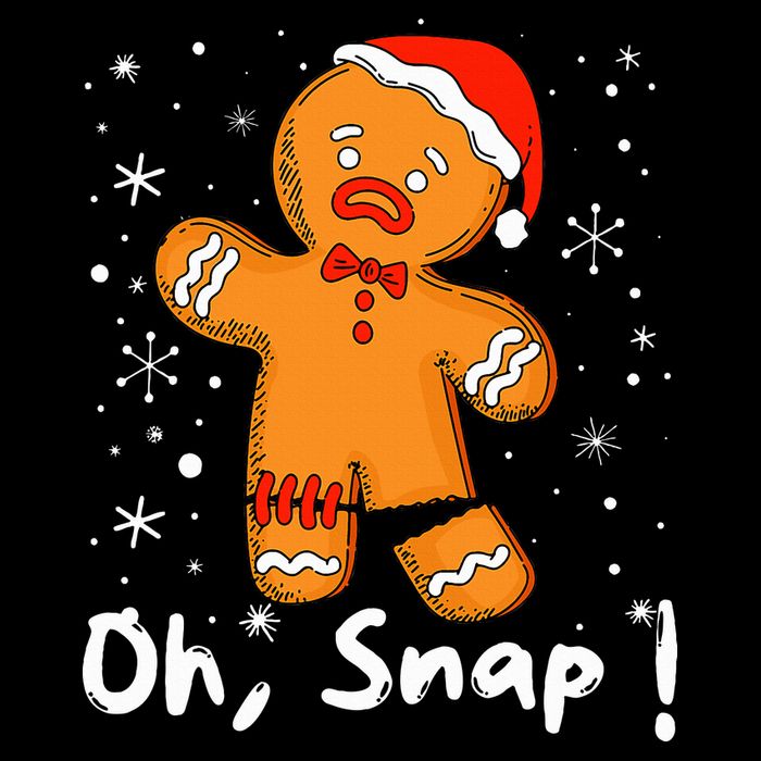 Gingerbread Man Oh Snap Christmas Cookie Costume Baking Team  Impact Tech Backpack