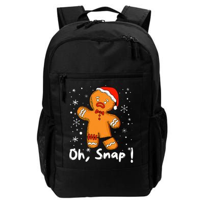 Gingerbread Man Oh Snap Christmas Cookie Costume Baking Team  Backpack