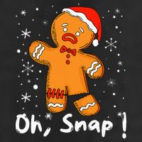 Gingerbread Man Oh Snap Christmas Cookie Costume Baking Team  Beanie