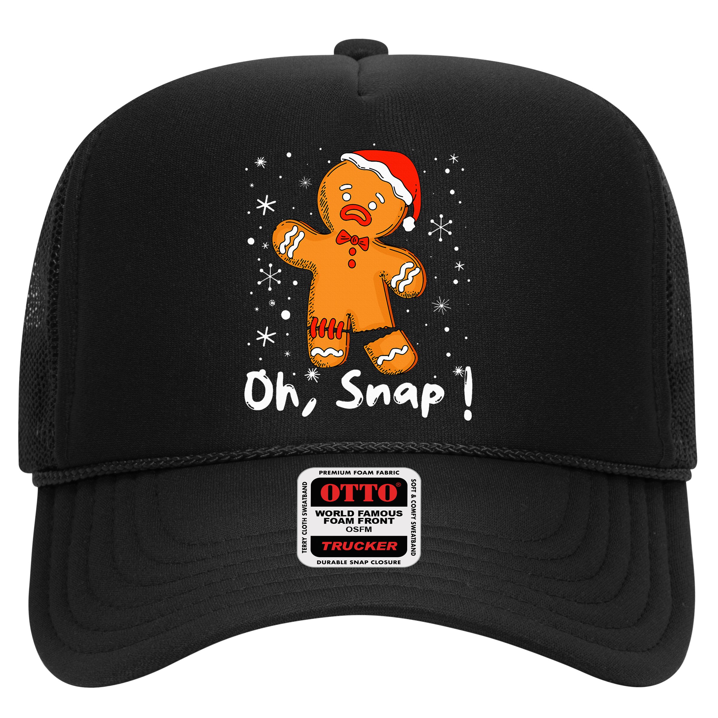 Gingerbread Man Oh Snap Christmas Cookie Costume Baking Team  Hat