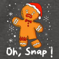 Gingerbread Man Oh Snap Christmas Cookie Costume Baking Team  Vector Backpack