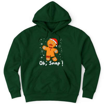 Gingerbread Man Oh Snap Christmas Cookie Costume Baking Team  Hoodie