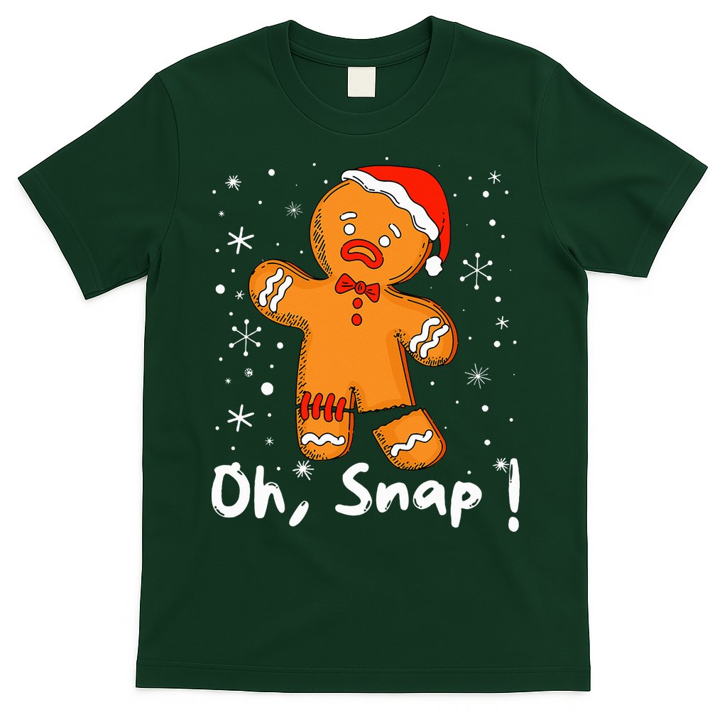 Gingerbread Man Oh Snap Christmas Cookie Costume Baking Team  T-Shirt