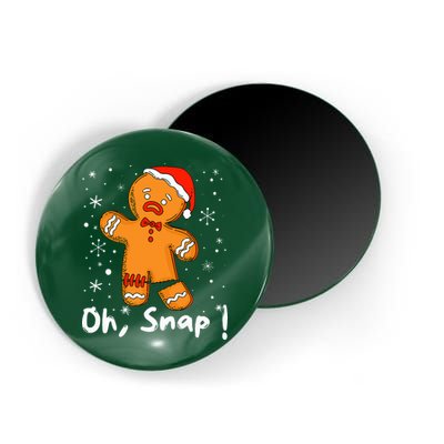 Gingerbread Man Oh Snap Christmas Cookie Costume Baking Team  Magnet