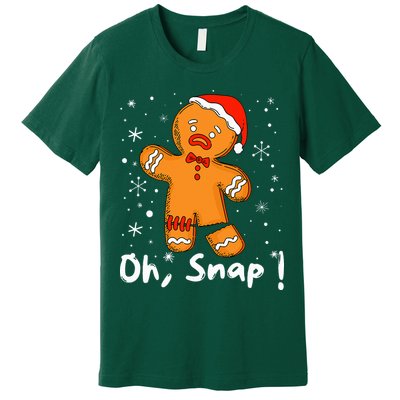 Gingerbread Man Oh Snap Christmas Cookie Costume Baking Team  Premium T-Shirt
