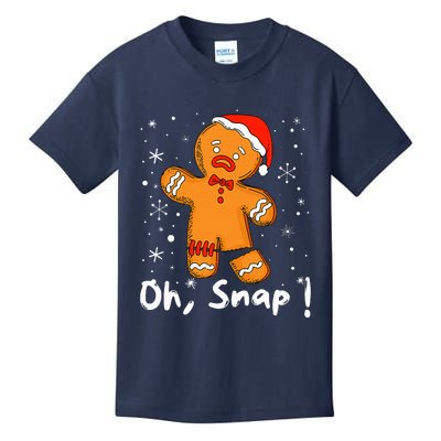 Gingerbread Man Oh Snap Christmas Cookie Costume Baking Team  Kids T-Shirt