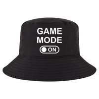 Game Mode On Funny Gaming Cool Gamer Simple Gift Cool Comfort Performance Bucket Hat