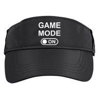 Game Mode On Funny Gaming Cool Gamer Simple Gift Adult Drive Performance Visor