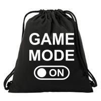 Game Mode On Funny Gaming Cool Gamer Simple Gift Drawstring Bag