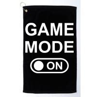 Game Mode On Funny Gaming Cool Gamer Simple Gift Golf Towel