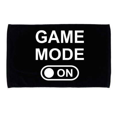 Game Mode On Funny Gaming Cool Gamer Simple Gift Microfiber Hand Towel