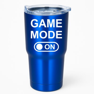 Game Mode On Funny Gaming Cool Gamer Simple Gift Tumbler